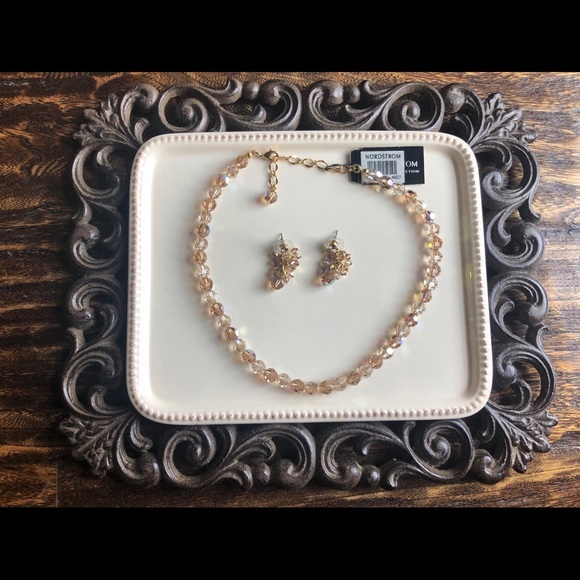 Nordstrom Crystal Necklace-16” (NWT) - Picture 3 of 4